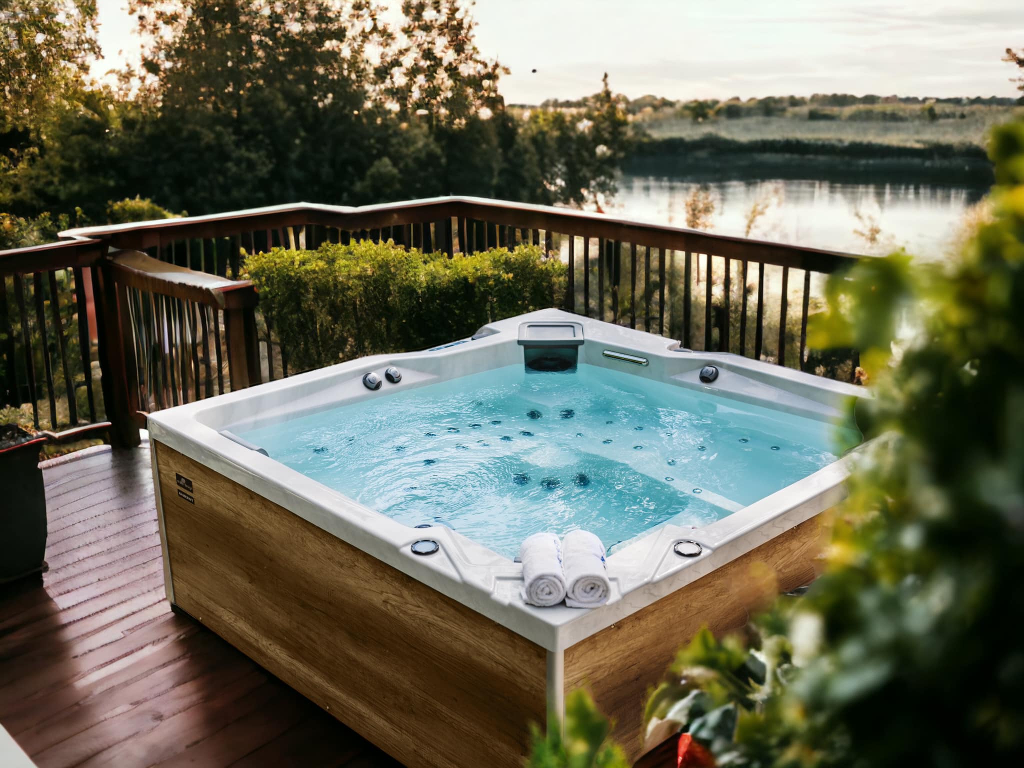 Vasca idromassaggio da interno e da esterno