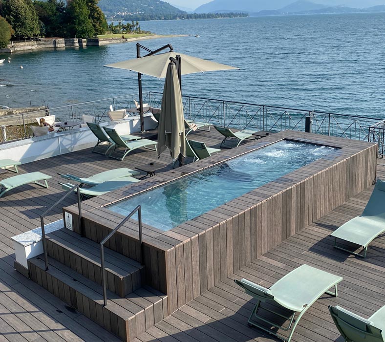 piscina fuoriterra luxury